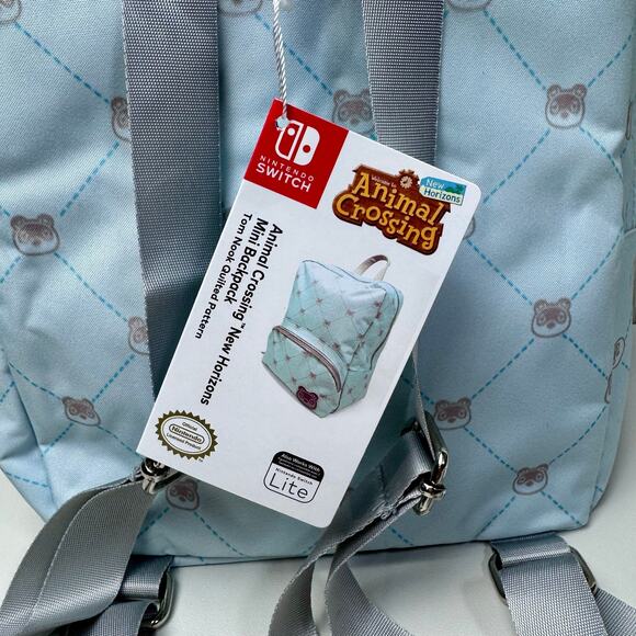 Animal Crossing New Horizons Mini Backpack Tom Nook Nintendo Switch Carrying Bag - Picture 4 of 9